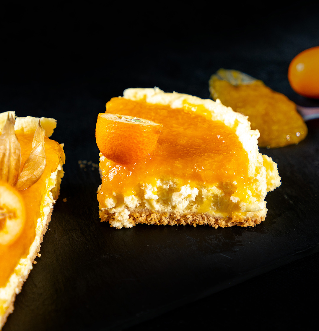 Dolce Tarta de Quesitos y Yogurth con Naranja - Imagen 2